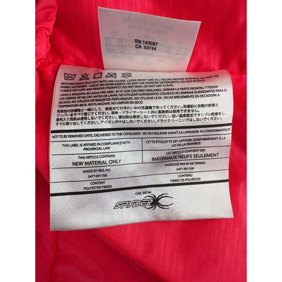 Spyder Insulated Hooded Ski Jacket, Women's Sz 10 - Picture 5 of 8